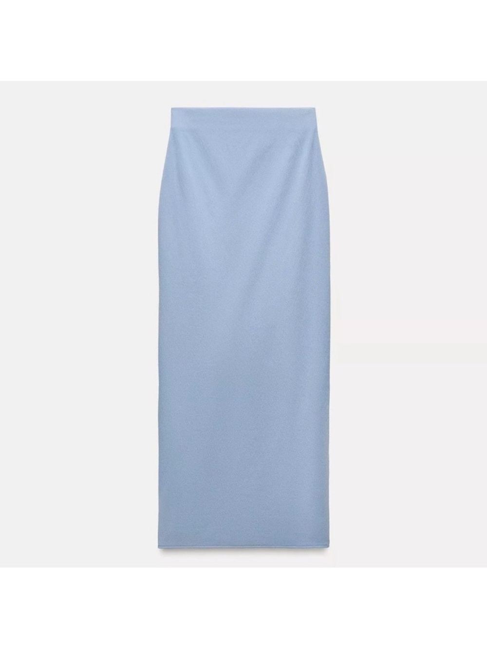 Zara Women's Baby Blue Maxi Pencil Skirt